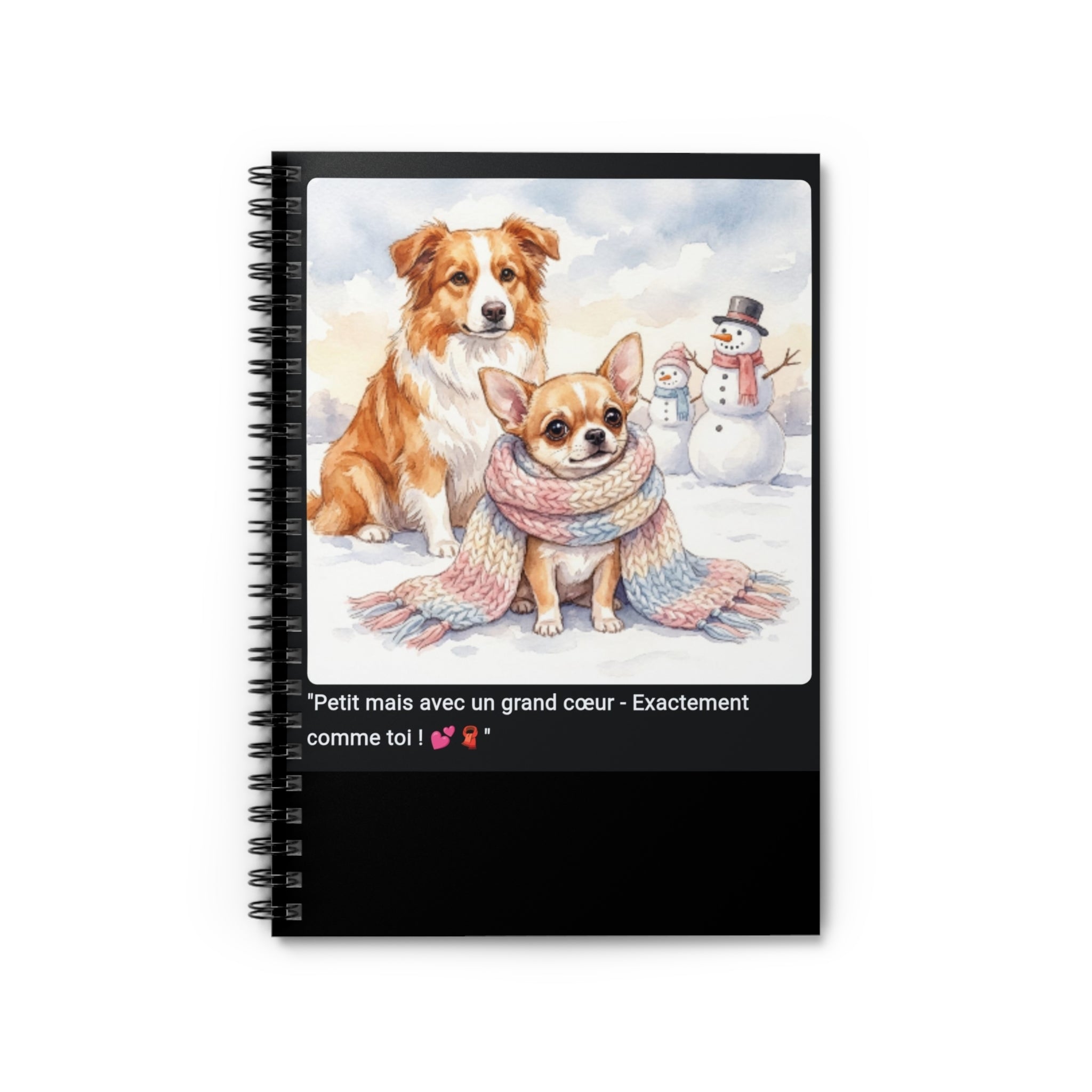 📓 CAHIER CHIHUAHUA ÉCHARPE - Carnet Cosy A5 Attendrissant