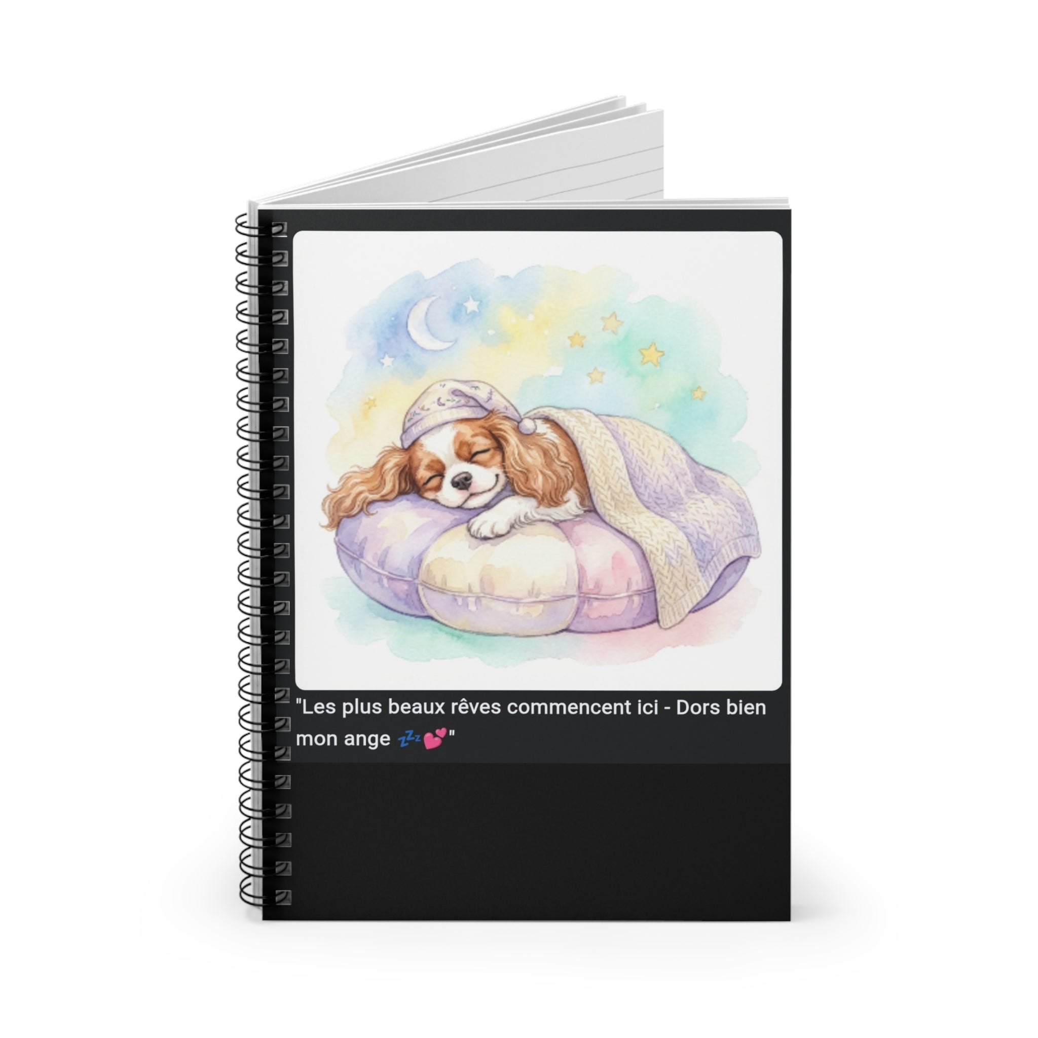 📓 CAHIER CAVALIER KING CHARLES - Carnet Zen A5 Apaisant