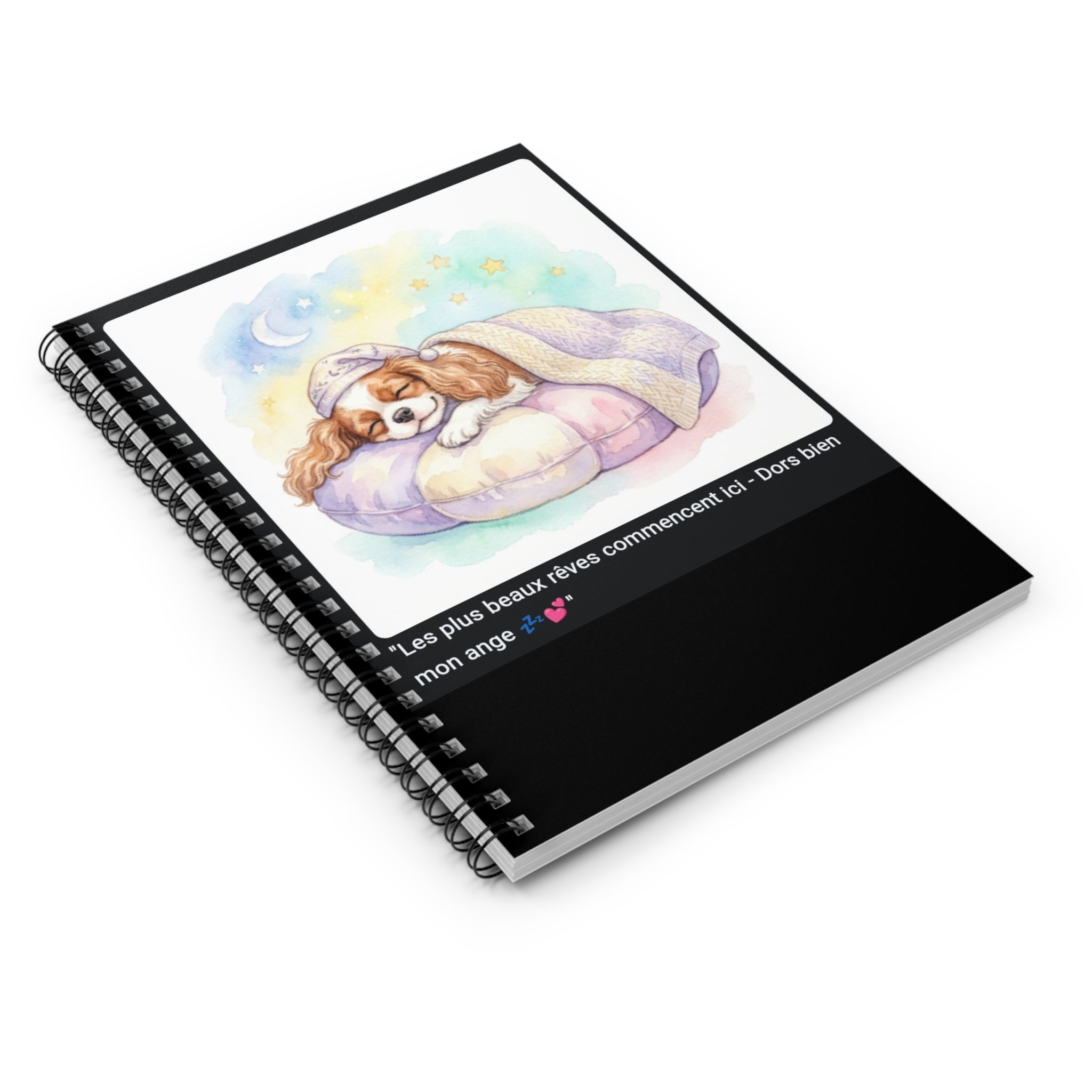 📓 CAHIER CAVALIER KING CHARLES - Carnet Zen A5 Apaisant