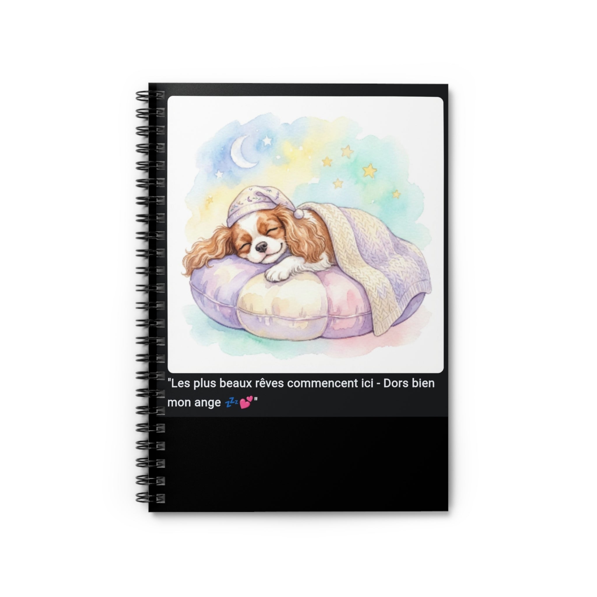 📓 CAHIER CAVALIER KING CHARLES - Carnet Zen A5 Apaisant